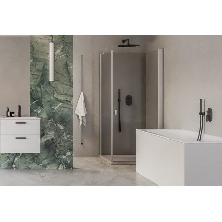 Potinkinis maišytuvas Ravak Chrome II su jungikliu, skirtas R-box, juodas, CR II 065.20BL.O2.RB070