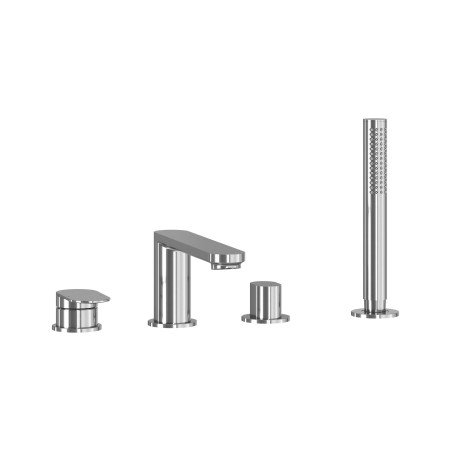 Vonios krašto maišytuvas Ravak Chrome II, CR II 026.00CR, 4 dalių, chromas 1