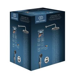 Potinkinis dušo komplektas Ideal Standard Ceratherm T100 su 2-jų funkcijų galva, Silk Black juoda matinė 6