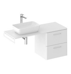 Spintelė po praustuvu SD Balance II, 80 cm, balta 12