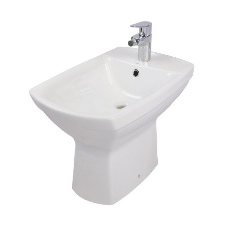 Pastatoma bidė Cersanit, balta