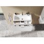 Spintelė po praustuvu Ravak SD Clear II, 80 cm, balta