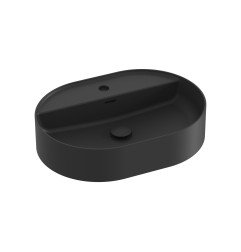 Praustuvas Ravak Ceramic Slim Shelf O 55, juodas matinis