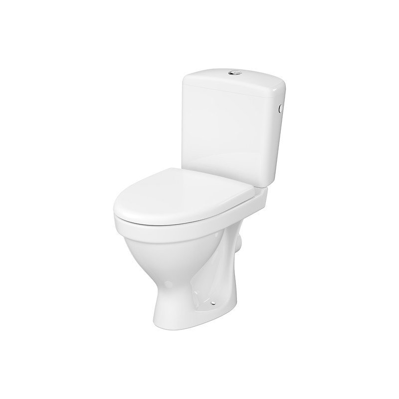 Pastatomas WC Cersanit, ECO II SimpleOn su dangčiu