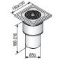 Trapas ACO EG150, montavimui betono grindyse, ∅ 50 mm