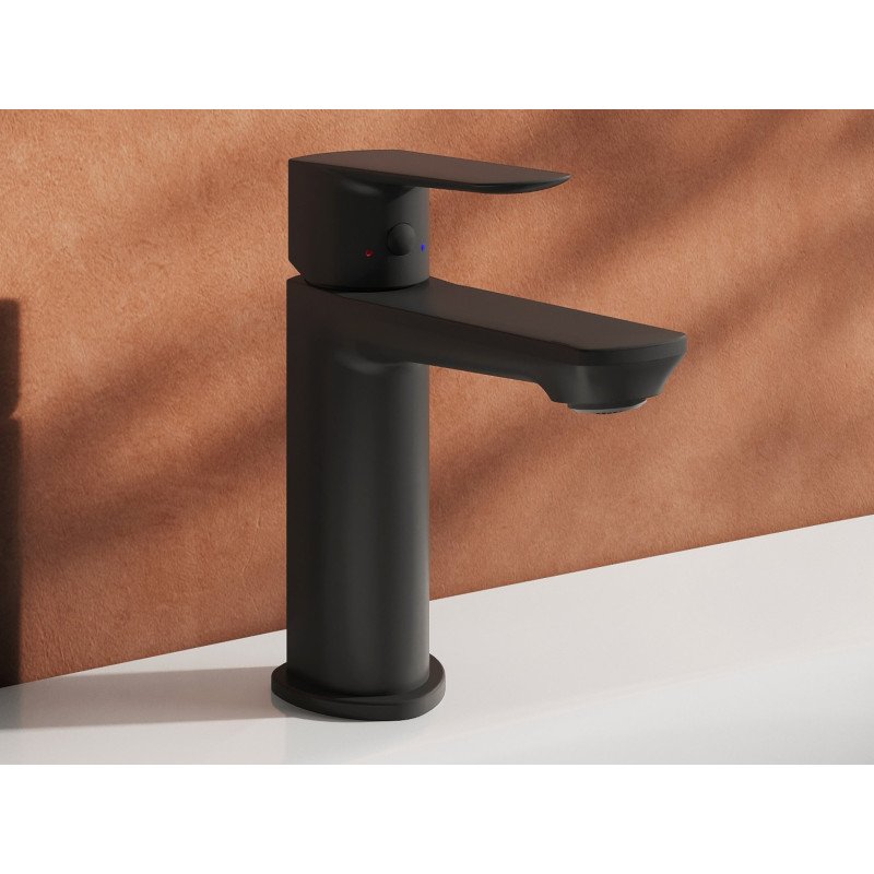 Praustuvo maišytuvas Ravak Life, LF 012.20BL 160 mm, juodas