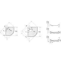 Akrilinis dušo padėklas Ravak Ronda, 80 PU