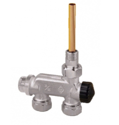 Tiesioginis vožtuvas E-Z dvivamzdei sistemai 1