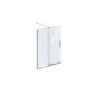 Vonios sienelė Ravak Roll, ROVS2 110, blizgi+stiklas Transparent