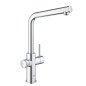 Plautuvės maišytuvas GROHE, L-spout Starter kit, chromas