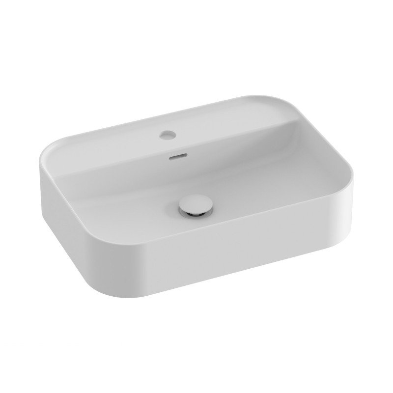 Praustuvas Ravak Slim Shelf R 55, baltas matinis Praustuvas Ravak Slim Shelf R 55, baltas matinis