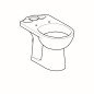 WC pastatomas puodas Geberit, Selnova, su apvadu