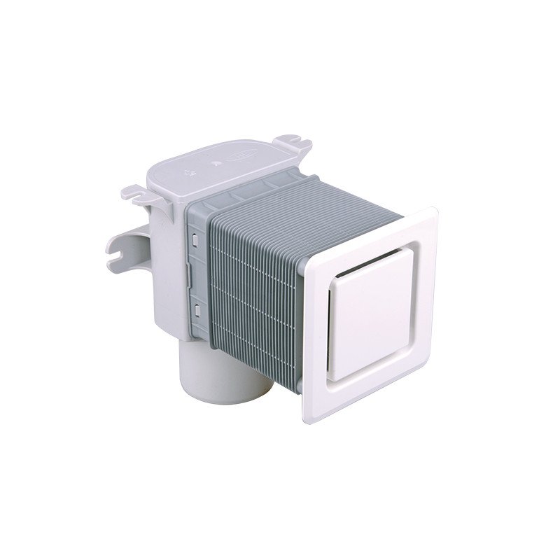 Potinkinis alsuoklis HL905N su baltomis grotelėmis, DN50/75