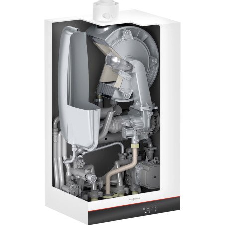 Dujinis kondensacinis katilas Viessmann Vitodens 050-W, 3.2-19 kW, vandens ruošimas atskirame šildytuve