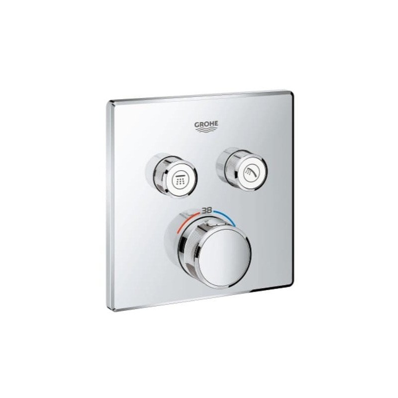 Virštinkinė dalis termostatiniam dušo maišytuvui GROHE SmartControl, chromas