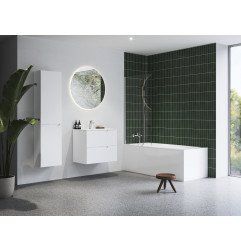 Aukšta spintelė Ravak SB Classic II, 400 L (kairysis) balta/balta