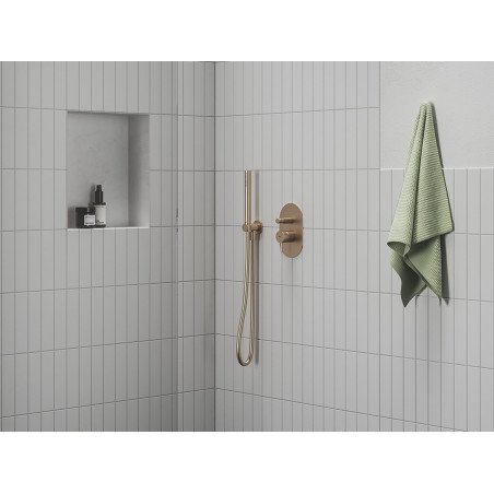 Dušo žarna Ravak SatinFlex, 913.62RGB 150 cm, Rose Gold Brushed