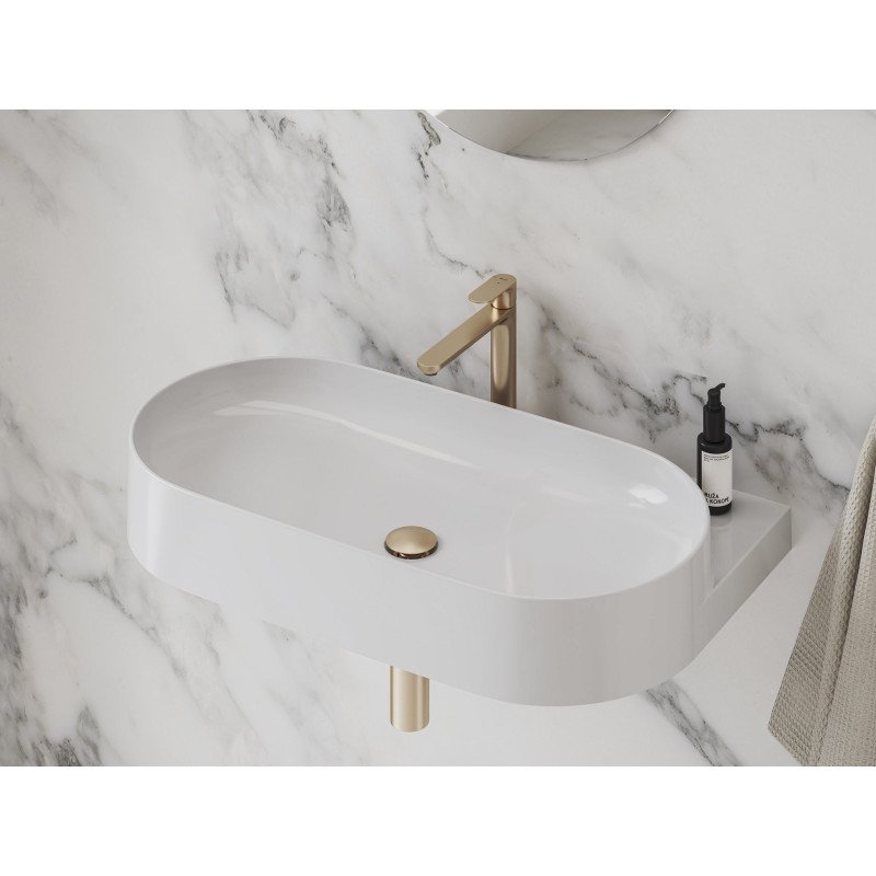 Praustuvo maišytuvas Ravak Eleganta, 220 mm, EL 014.60RGB Rose Gold Brushed Praustuvo maišytuvas Ravak Eleganta, 220 mm, EL 014.60RGB Rose Gold Brushed