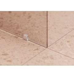 Dušo kabina Ravak Walk-In Wall, 1100x80-120 Walk-In Wall Set 110, balta matinė+stiklas Transparent