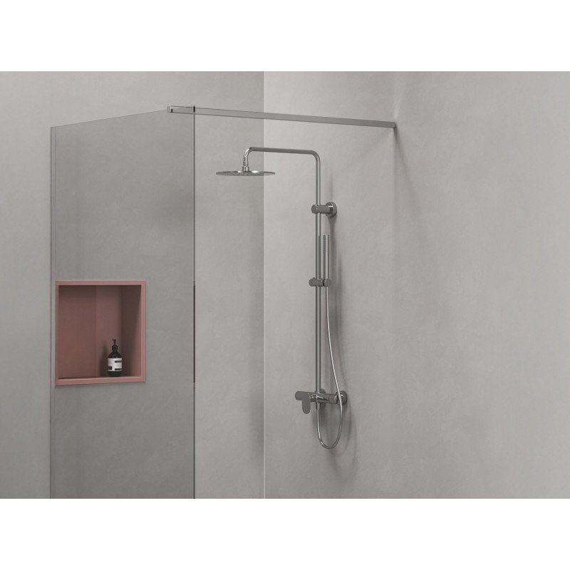Stacionari dušo sistema Ravak Spring, netermostatinė, SG 098.00CR su dušo komplektu, reguliuojama, chromas