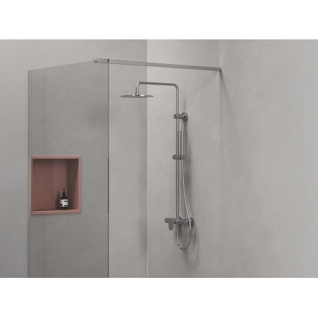 Stacionari dušo sistema Ravak Spring, netermostatinė, SG 098.00CR su dušo komplektu, reguliuojama, chromas