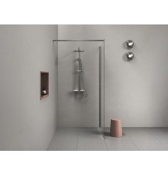 Stacionari dušo sistema Ravak Spring, netermostatinė, SG 098.00CR su dušo komplektu, reguliuojama, chromas