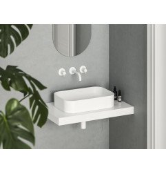 Praustuvas Ravak Ceramic Slim R 55, baltas matinis