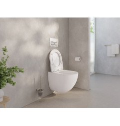Pakabinamas WC Ravak Chrome AquaSpin, su sūkurio technologija, baltas, su Soft-Close dangčiu