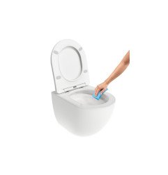 Pakabinamas WC Ravak Chrome AquaSpin, su sūkurio technologija, baltas, su Soft-Close dangčiu