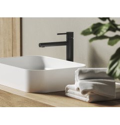 Praustuvo maišytuvas Ravak Nox 280 mm, NX 015.20BLM be dugno vožtuvo, matinės juodos