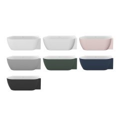 Laisvai pastatoma vonia Ravak Freedom Corner II Tec 175x86, R balta