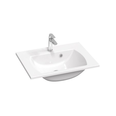 Lietas praustuvas Ravak Classic Slim, 600 su persipylimu