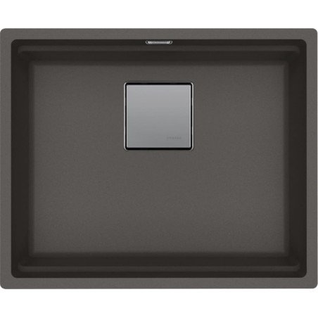 Po stalviršiu montuojama granitinė plautuvė Franke Kubus 2, KNG 110-52, Slate Grey