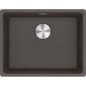 Po stalviršiu montuojama granitinė plautuvė Franke Maris, MRG 110-52, Slate Grey, rankinis ventilis
