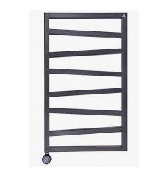 Rankšluosčių džiovintuvas ZIGZAG 835x500 su tenu 300W ir valdikliu KTX-3, juodos sp. užpildytas