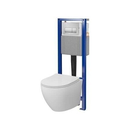 WC rėmo komplektas Cersanit, C676 System 40, sūkurinis