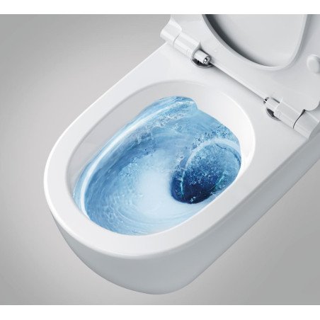 WC pakabinamas Ideal Standard i.life O HydroTwist, su sūkurio technlogogija, 4/2 l, baltas