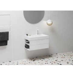 Praustuvas Ravak Lite 80/60 K/D, kairinis, su skyle maišytuvui, be perpylimo