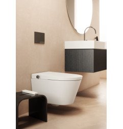 WC išmanus pakabinamas Ideal Standard i.Life E, su bide funkcija, su soft-close dangčiu, baltas