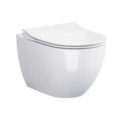 Pakabinamas WC Cersanit, ZEN/URBAN HARMONY Clean-On su antibakteriniu, lėtai nusileidžiančiu dangčiu