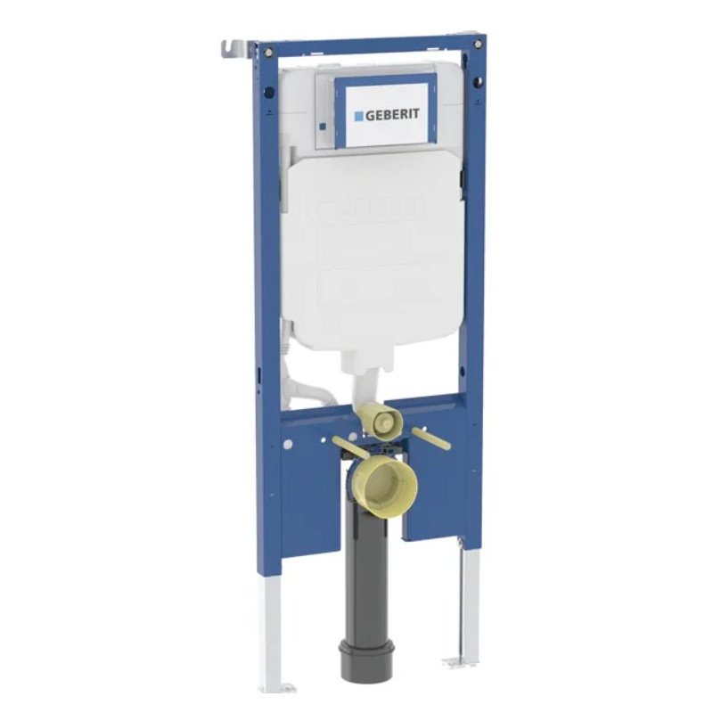 WC rėmas Geberit, Duofix pakabinamam WC puodui, 114 cm, su Sigma potinkiniu bakeliu 8 cm