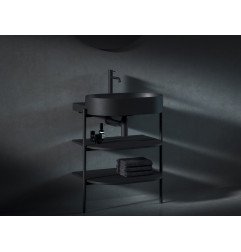 Spintelė po praustuvu Ravak CS Yard, 60 cm, matinė juoda