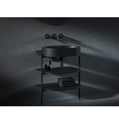 Spintelė po praustuvu Ravak CS Yard, 60 cm, matinė juoda