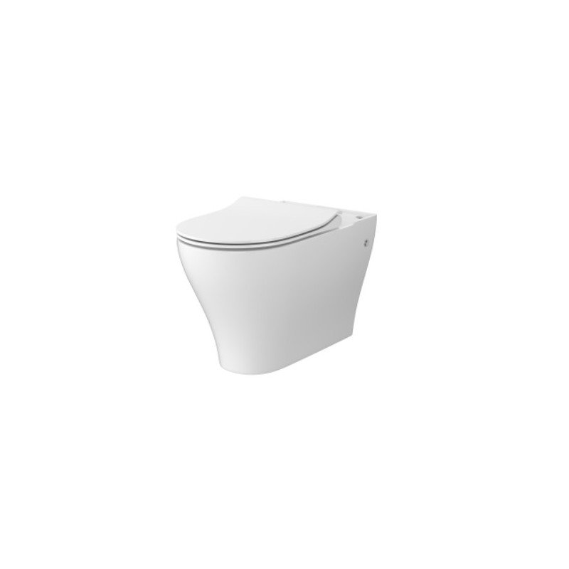 Pastatomas WC CERSANIT ZEN 010/020, su šoniu bakeliu ir soft-close dangčiu