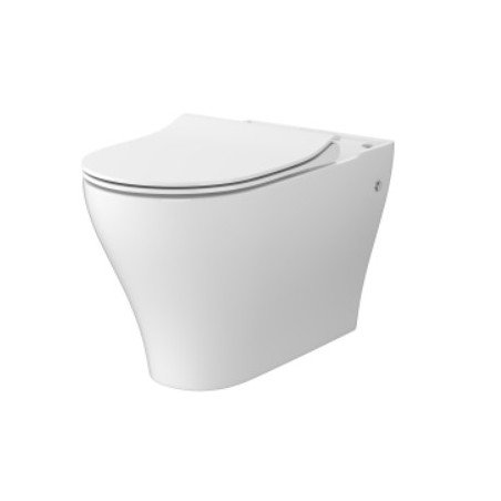 Pastatomas WC CERSANIT ZEN 010/020, su šoniu bakeliu ir soft-close dangčiu