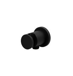 Sieninė dušo jungtis Ravak, 706.21BLM Black Matt, su laikikliu