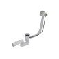 Vonios sifonas Ravak, užpildantis vandeniu, 800 mm, chromas II, valdomas troseliu