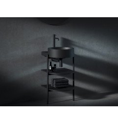 Spintelė po praustuvu Ravak CS Yard, 40 cm, matinė juoda