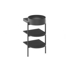 Spintelė po praustuvu Ravak CS Yard, 40 cm, matinė juoda