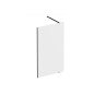 Dušo kabina Ravak Walk-In Wall, 80x80-120 Walk-In Wall Set 80, juoda+stiklas Transparent